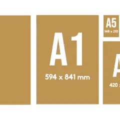 Porównanie formatów papieru: A0, A1, A2, A3, A4, A5, A6, A7, A8. Jak wygląda kartka A3? Jest mniejsza od A2, ale większa od A4.